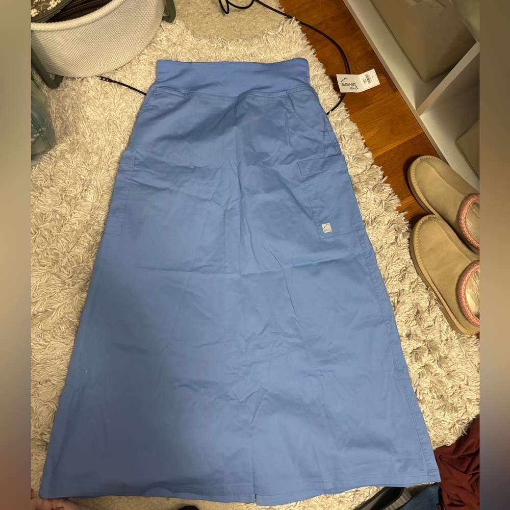 Ceil blue scrub skirt